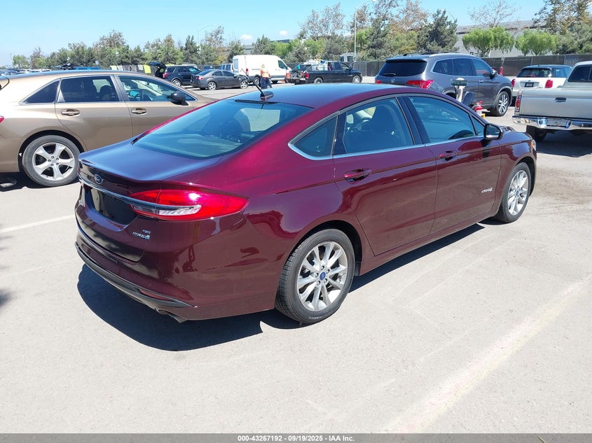 2017 Ford Fusion 2.0 Hybrid Se Other Lot 111043267192 Vin 3FA6P0LUXHR252845