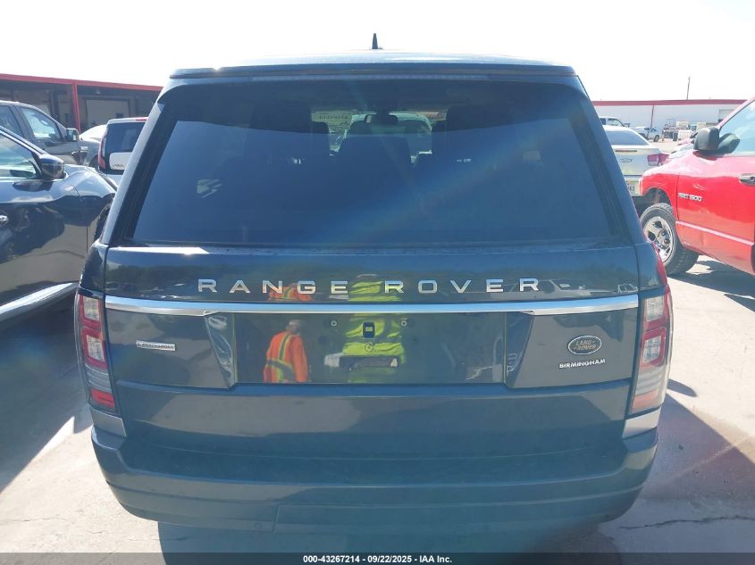 2016 Land Rover Range Rover 5.0L V8 Supercharged VIN: SALGS3EF3GA255262 Lot: 43267214