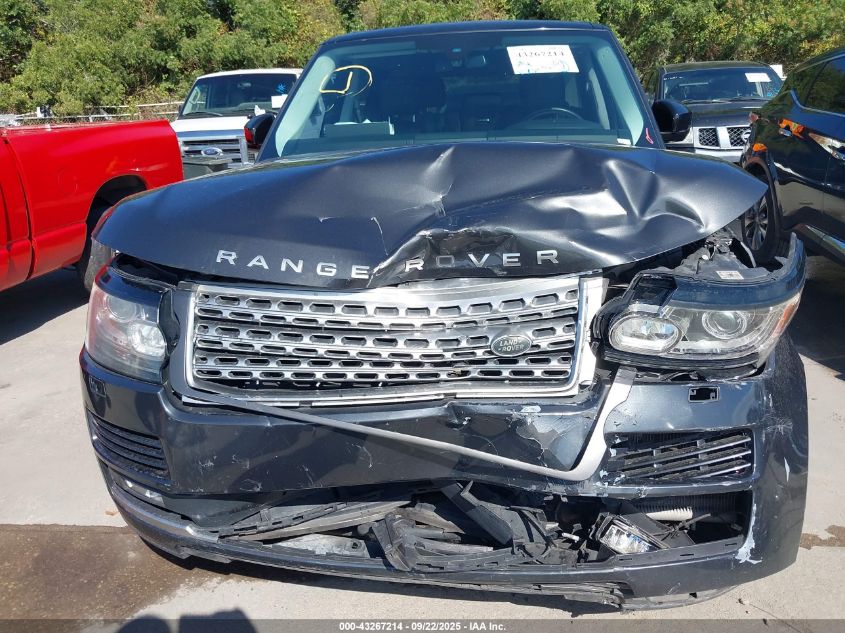 2016 Land Rover Range Rover 5.0L V8 Supercharged VIN: SALGS3EF3GA255262 Lot: 43267214