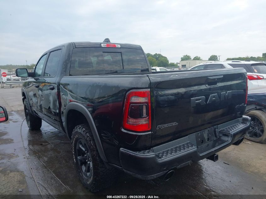 2023 Ram 1500 Rebel 4X4 5'7 Box VIN: 1C6SRFLT7PN537900 Lot: 43267222