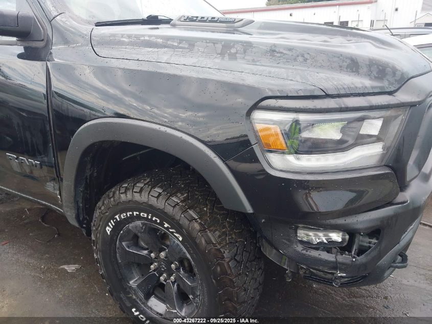 2023 Ram 1500 Rebel 4X4 5'7 Box VIN: 1C6SRFLT7PN537900 Lot: 43267222