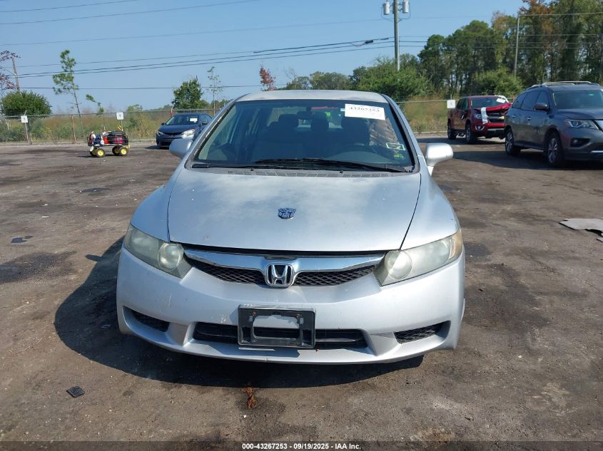 2009 Honda Civic Lx VIN: 2HGFA16569H304511 Lot: 43267253