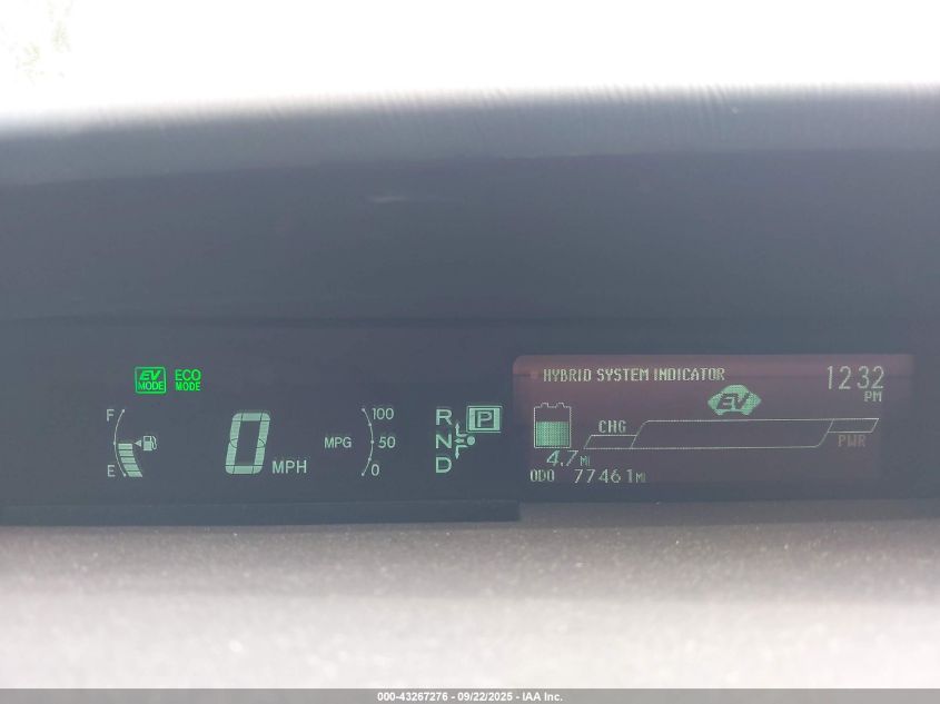 2015 Toyota Prius Plug-In VIN: JTDKN3DP0F3066087 Lot: 43267276