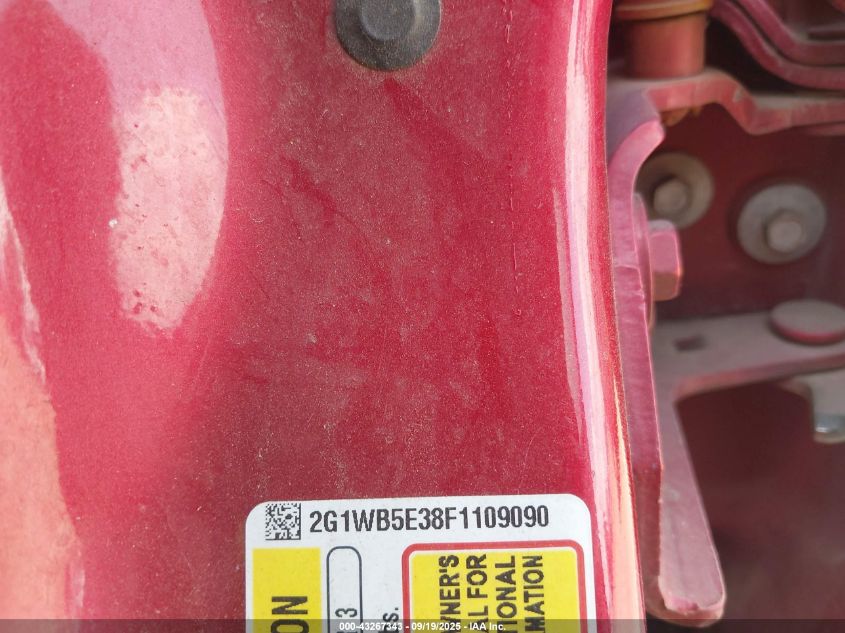 2015 Chevrolet Impala Limited Lt VIN: 2G1WB5E38F1109090 Lot: 43267343