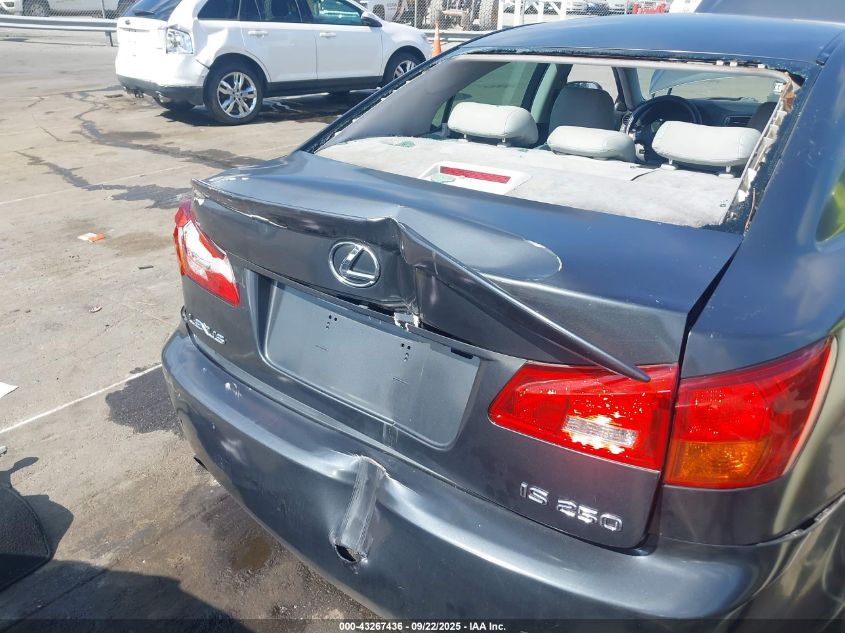 2006 Lexus Is 250 VIN: JTHBK262065003210 Lot: 43267436