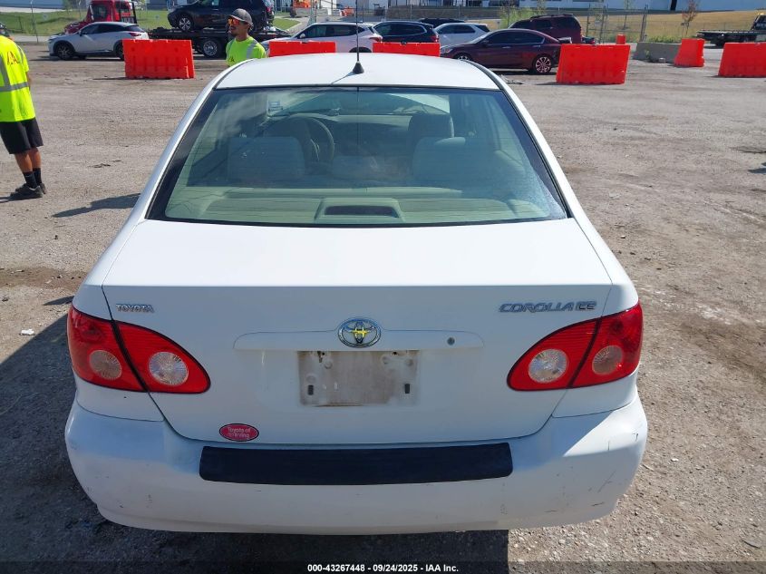 2005 Toyota Corolla Le VIN: JTDBR32E552049750 Lot: 43267448