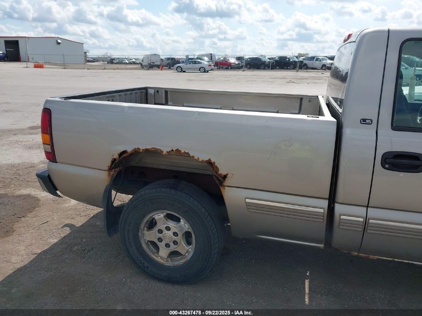 2002 Chevrolet Silverado 1500 Ls VIN: 1GCEK14T72Z165956 Lot: 43267478
