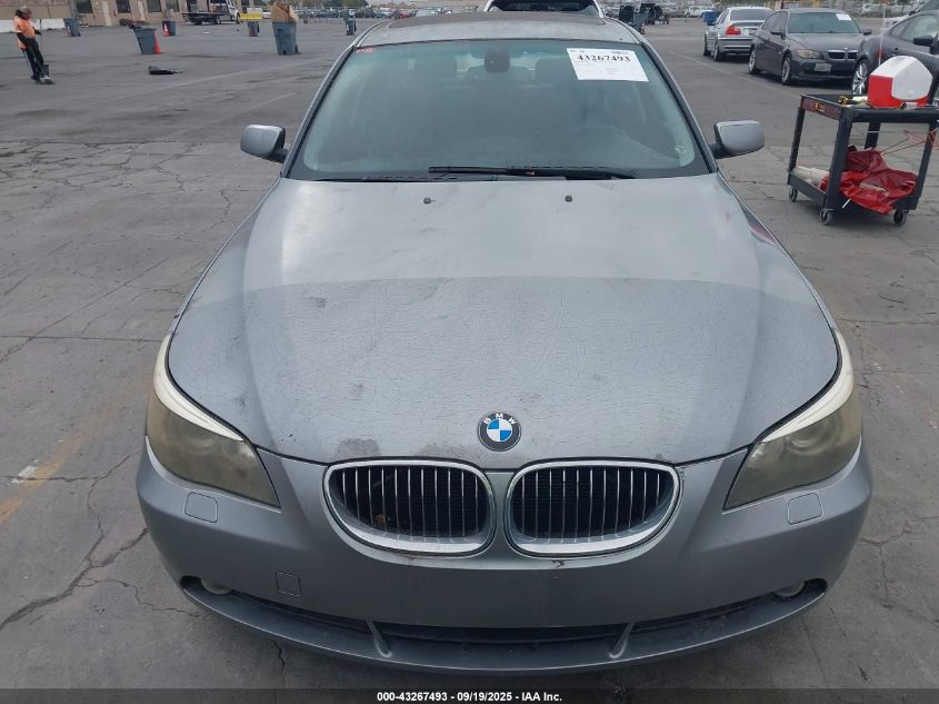 2007 BMW 530I VIN: WBANE73577CM48362 Lot: 43267493