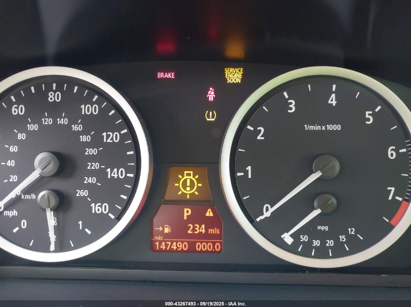 2007 BMW 530I VIN: WBANE73577CM48362 Lot: 43267493