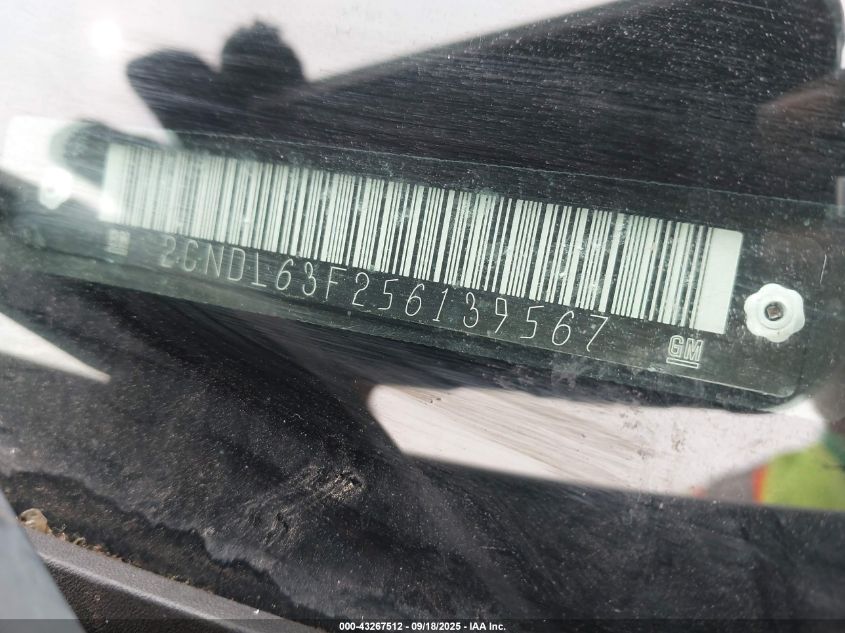 2005 Chevrolet Equinox Lt VIN: 2CNDL63F256139567 Lot: 43267512