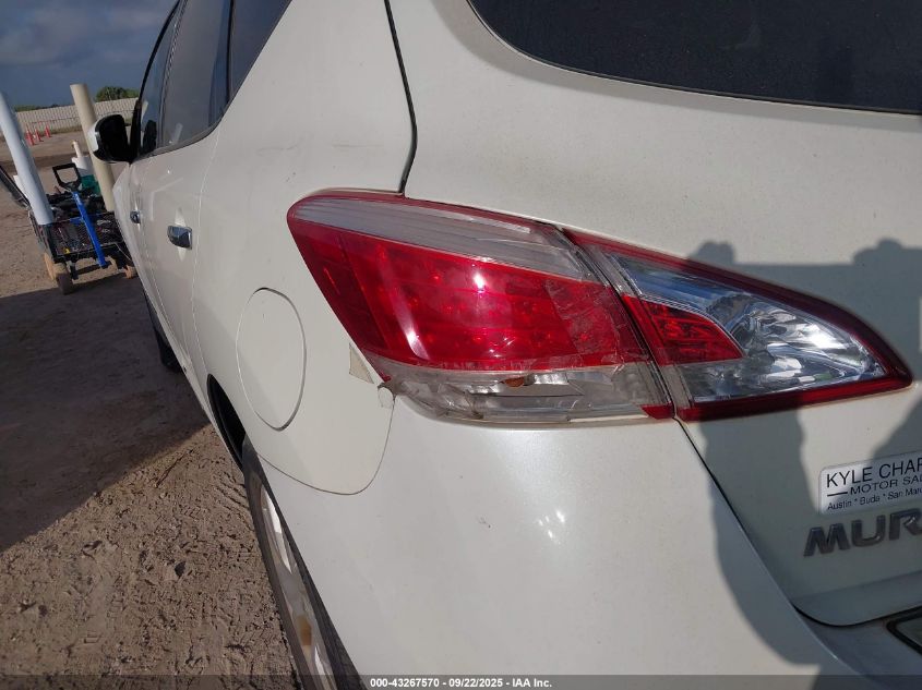2011 Nissan Murano Sl VIN: JN8AZ1MU7BW060391 Lot: 43267570