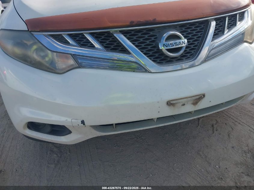 2011 Nissan Murano Sl VIN: JN8AZ1MU7BW060391 Lot: 43267570