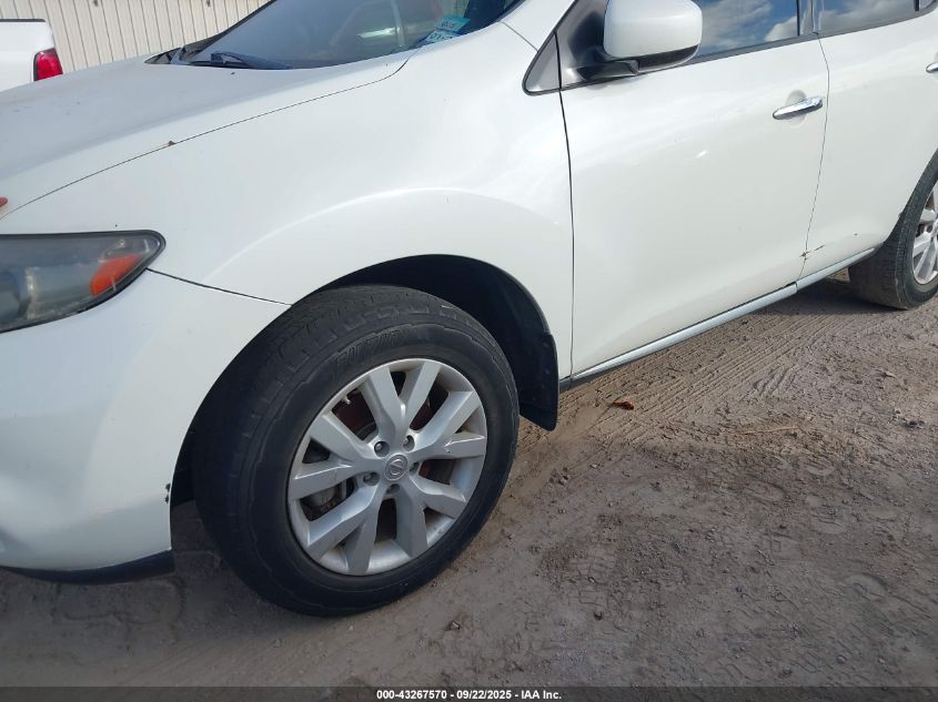 2011 Nissan Murano Sl VIN: JN8AZ1MU7BW060391 Lot: 43267570