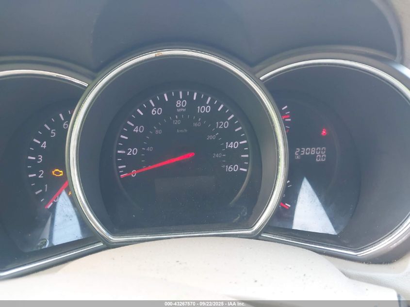 2011 Nissan Murano Sl VIN: JN8AZ1MU7BW060391 Lot: 43267570