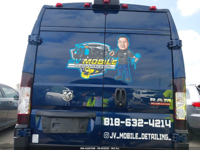 2021 Ram Promaster 2500 High Roof 159 Wb VIN: 3C6LRVDG6ME579216 Lot: 43267596