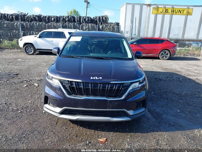 2023 Kia Carnival Mpv Lx Seat Package VIN: KNDNB4H30P6259620 Lot: 43267599