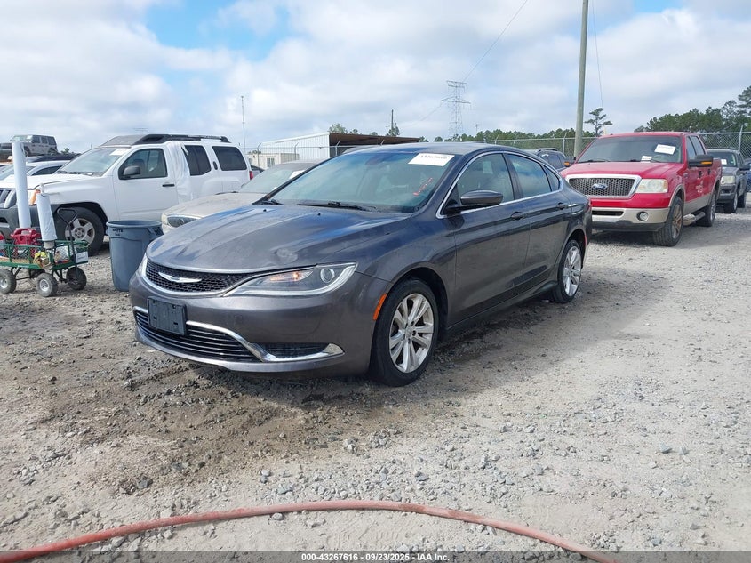 Vin: 1c3cccab0fn714202, lot: 43762200, chrysler 200 limited 20152