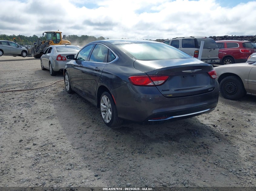 Vin: 1c3cccab0fn714202, lot: 43762200, chrysler 200 limited 20153