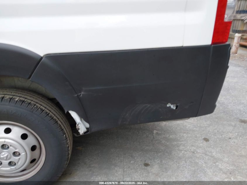 2023 Ram Promaster 3500 Cargo Van High Roof 159 Wb Ext VIN: 3C6MRVJG6PE510085 Lot: 43267678