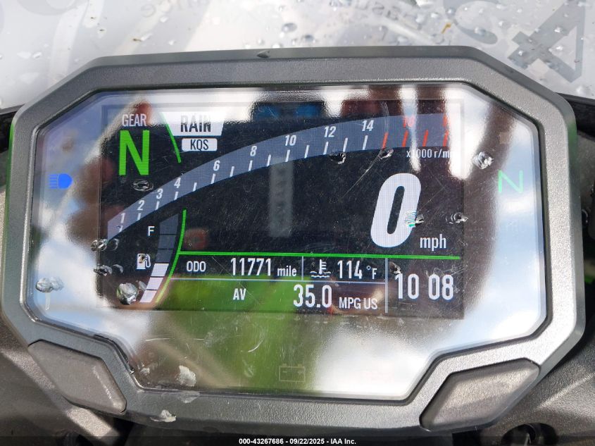 2025 Kawasaki Zx636 K VIN: JKBZXJK11SA010084 Lot: 43267686