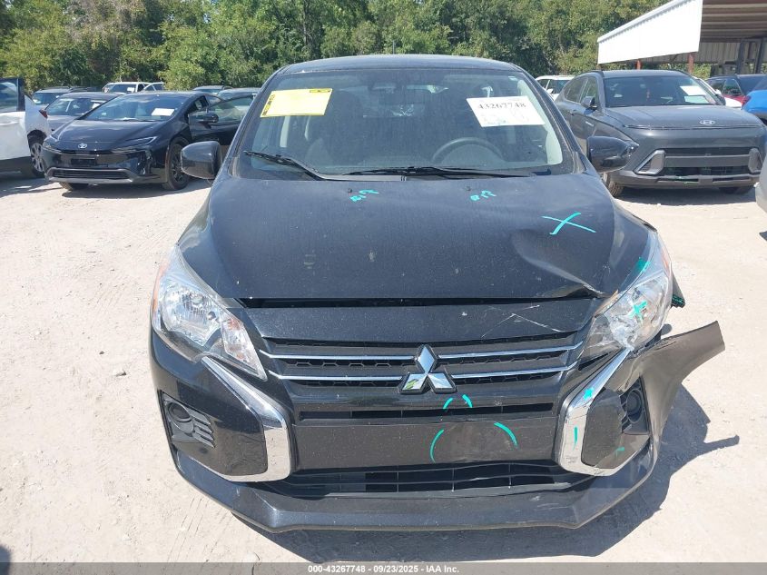 2024 Mitsubishi Mirage Es/Le VIN: ML32AUHJ9RH022672 Lot: 43267748