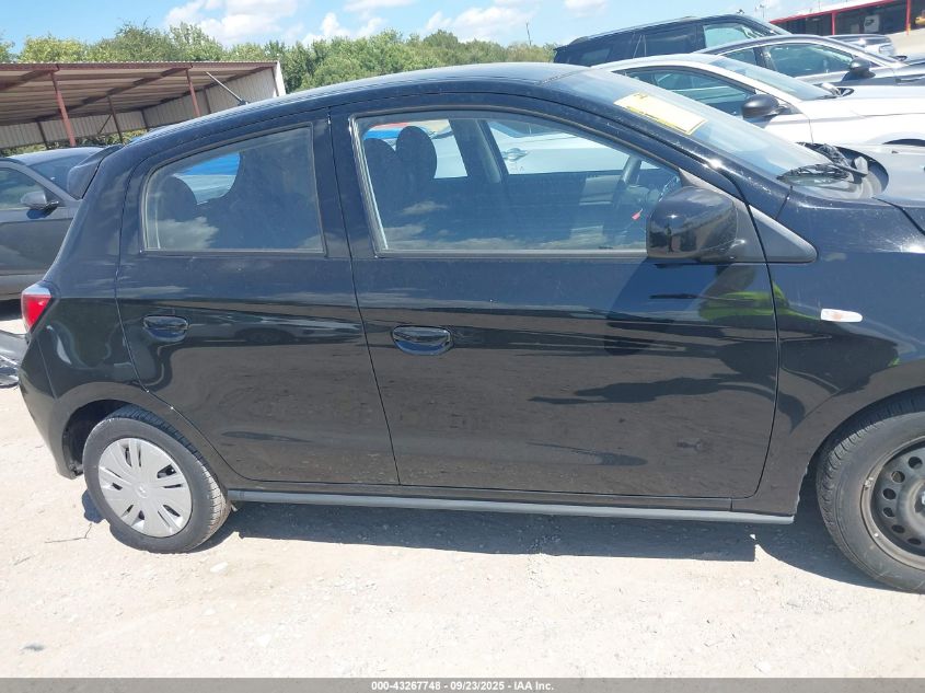 2024 Mitsubishi Mirage Es/Le VIN: ML32AUHJ9RH022672 Lot: 43267748