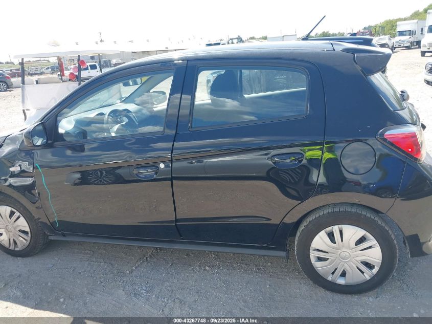 2024 Mitsubishi Mirage Es/Le VIN: ML32AUHJ9RH022672 Lot: 43267748