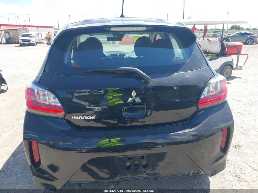 2024 Mitsubishi Mirage Es/Le VIN: ML32AUHJ9RH022672 Lot: 43267748