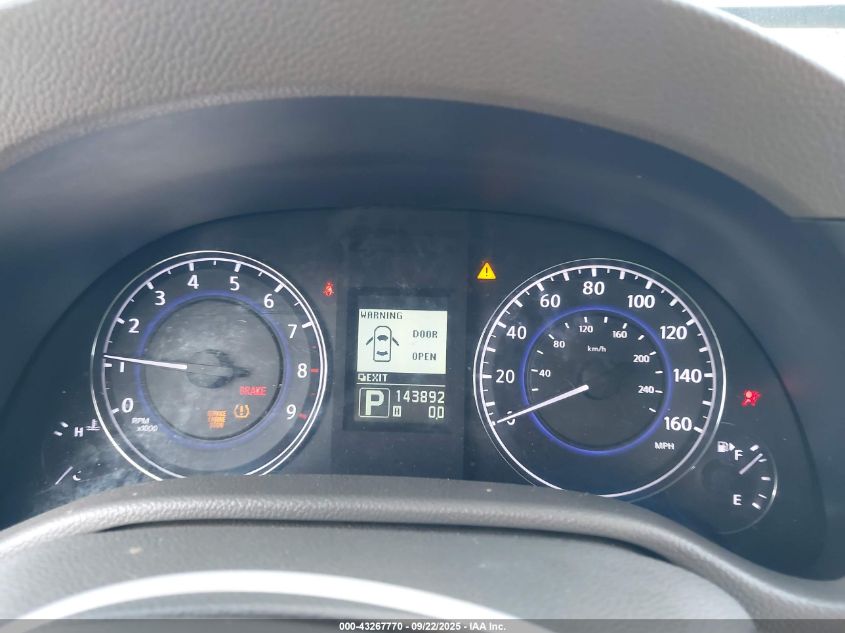 2011 Infiniti G37X VIN: JN1CV6EL2BM261732 Lot: 43267770