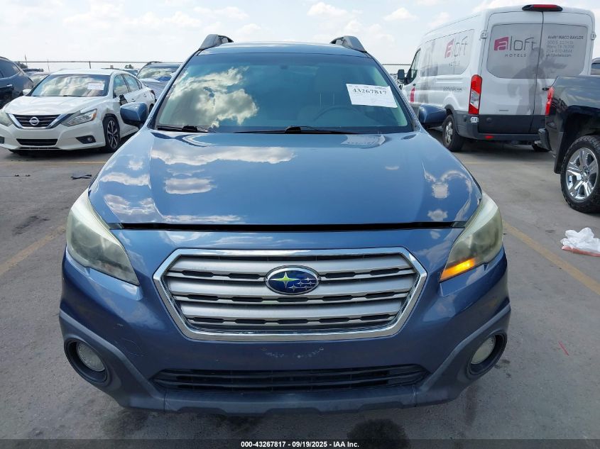 2017 Subaru Outback 2.5I Premium VIN: 4S4BSACC2H3256421 Lot: 43267817