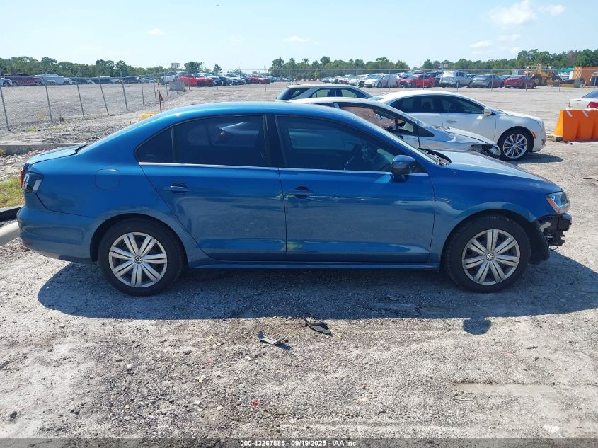2017 Volkswagen Jetta 1.4T S VIN: 3VW2B7AJ5HM331360 Lot: 43267885