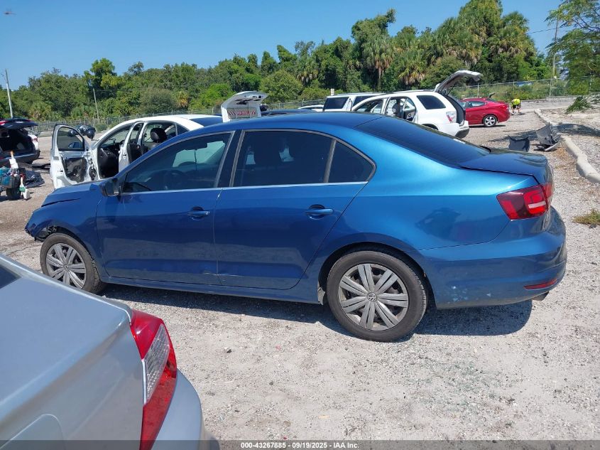 2017 Volkswagen Jetta 1.4T S VIN: 3VW2B7AJ5HM331360 Lot: 43267885