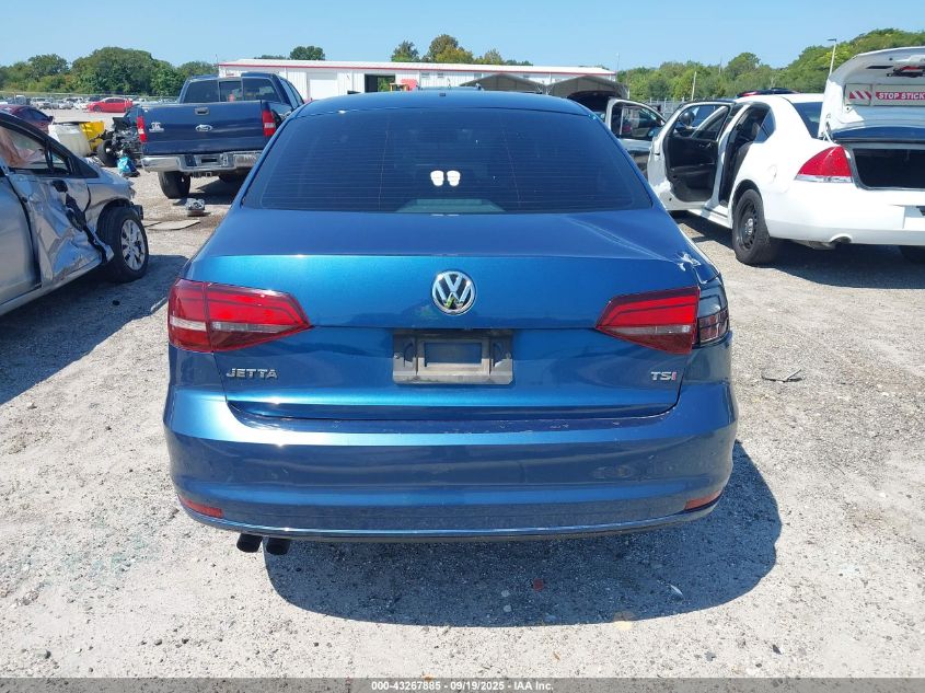 2017 Volkswagen Jetta 1.4T S VIN: 3VW2B7AJ5HM331360 Lot: 43267885