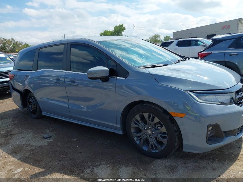 2025 Honda Odyssey Touring VIN: 5FNRL6H82SB002011 Lot: 43267937