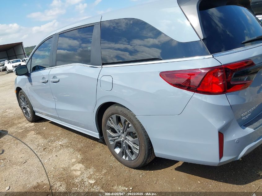 2025 Honda Odyssey Touring VIN: 5FNRL6H82SB002011 Lot: 43267937