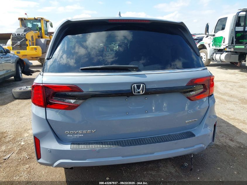 2025 Honda Odyssey Touring VIN: 5FNRL6H82SB002011 Lot: 43267937