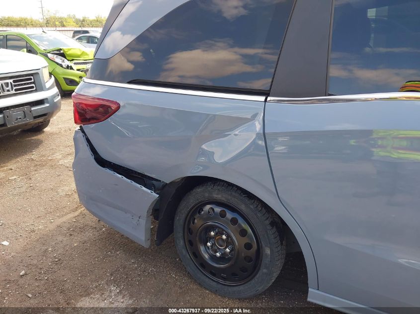 2025 Honda Odyssey Touring VIN: 5FNRL6H82SB002011 Lot: 43267937