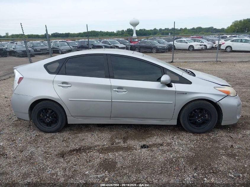 2013 Toyota Prius Four VIN: JTDKN3DU6D5540969 Lot: 43267950