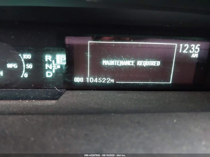 2013 Toyota Prius Four VIN: JTDKN3DU6D5540969 Lot: 43267950