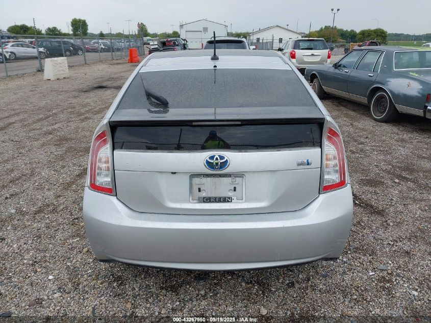 2013 Toyota Prius Four VIN: JTDKN3DU6D5540969 Lot: 43267950