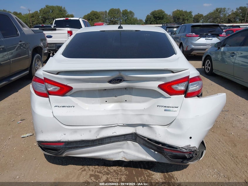 2014 Ford Fusion Titanium VIN: 3FA6P0K96ER358475 Lot: 43268003