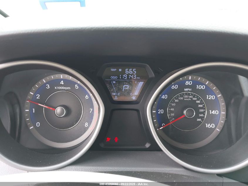 2011 Hyundai Elantra Gls (Ulsan Plant) VIN: KMHDH4AEXBU142326 Lot: 43268060