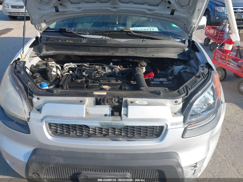 2010 Kia Soul + VIN: KNDJT2A27A7068232 Lot: 43268115