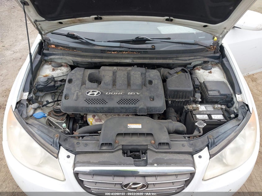 2007 Hyundai Elantra VIN: KMHDU46D87U092013 Lot: 43268153