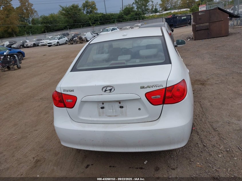 2007 Hyundai Elantra VIN: KMHDU46D87U092013 Lot: 43268153