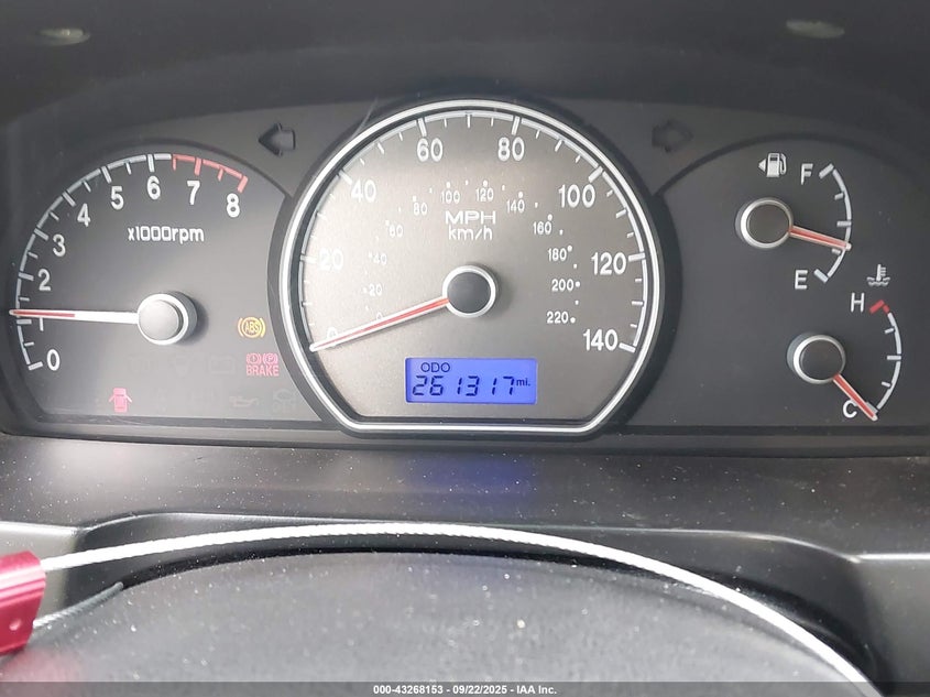 2007 Hyundai Elantra VIN: KMHDU46D87U092013 Lot: 43268153