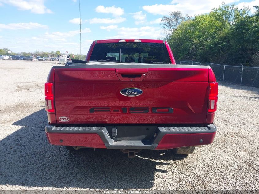 2018 Ford F-150 Lariat VIN: 1FTEW1E58JFA81987 Lot: 43268178