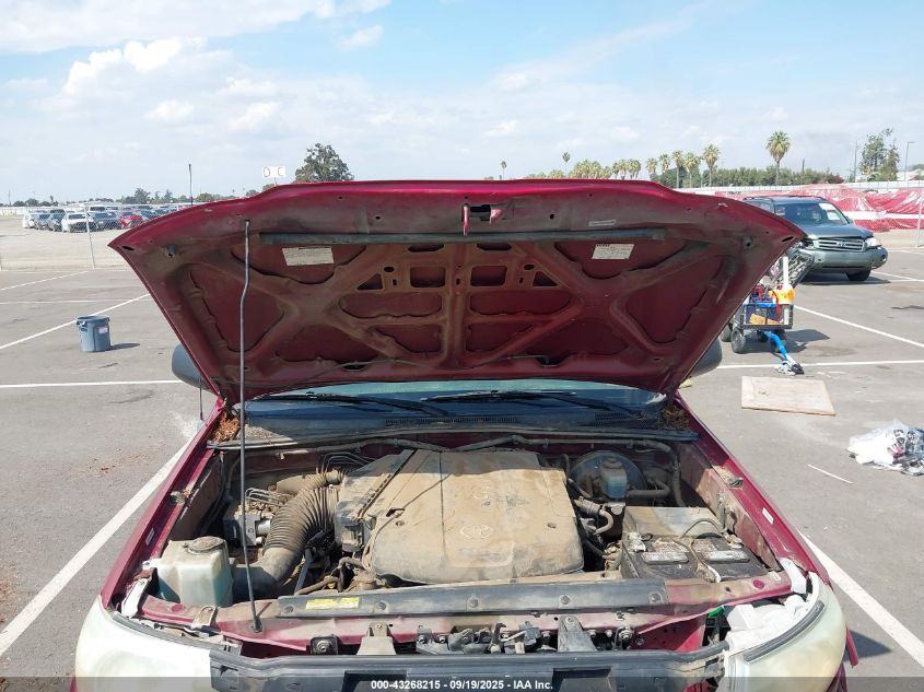 2006 Toyota Tacoma Base V6 VIN: 5TEUU42N56Z165489 Lot: 43268215