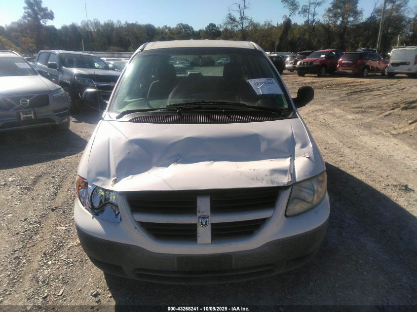 2007 Dodge Caravan Se VIN: 1D4GP25BX7B236155 Lot: 43268241