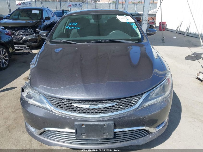 2015 Chrysler 200 Limited VIN: 1C3CCCAB1FN749363 Lot: 43268266